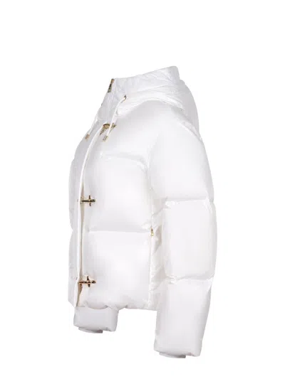 Fay Down Jacket Made Of Nylon In White