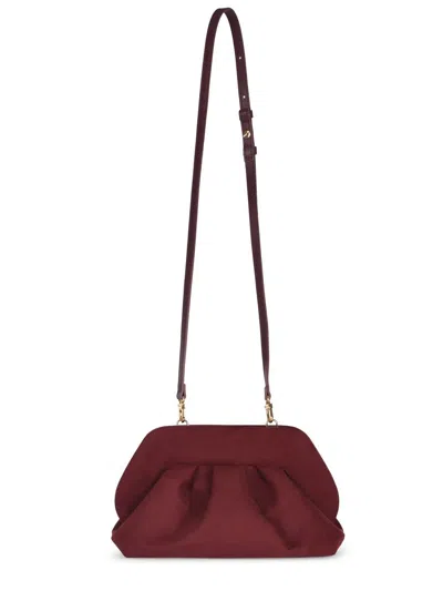 Themoirè Tia Suede Prune Bag In Brown