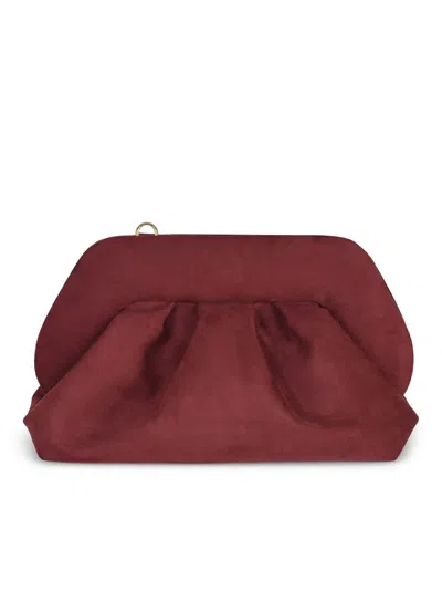 Themoirè Tia Suede Prune Bag In Brown