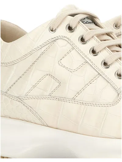 Hogan Interactive Sneakers In Brown