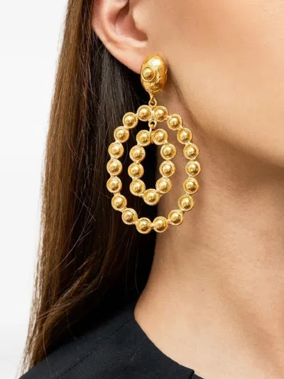 Sylvia Toledano Ovale Ohrringe Mit Perlen In Gold