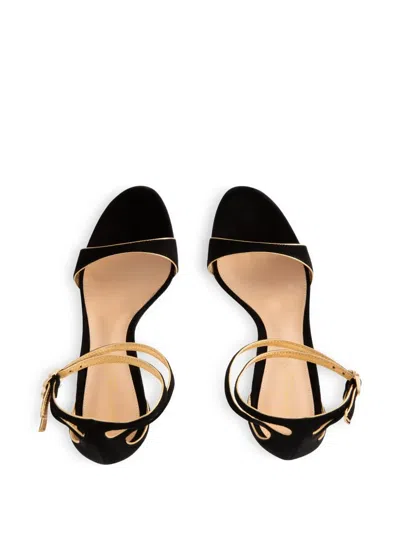 Gianvito Rossi Victorine Sandalen Mit Absatz 115mm In Black
