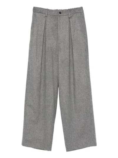 Stein Hose Aus Fleece In Gray