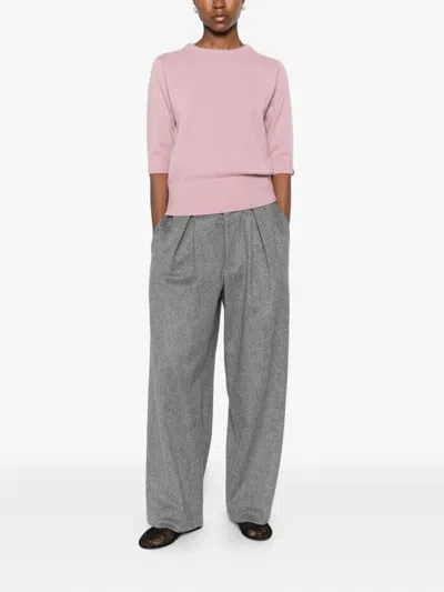 Stein Hose Aus Fleece In Gray