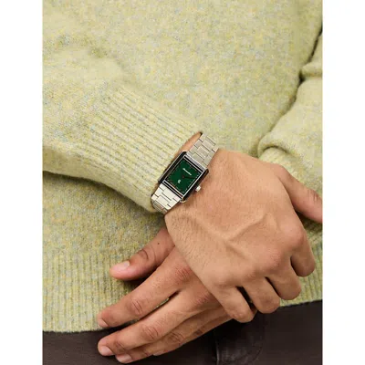 Commonlines Mens On Time Watch Stainless-steel Quartz Watch Silver In Silver