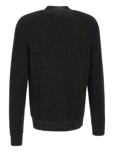 Emporio Armani Button-fastening V-neck Cardigan In Blue