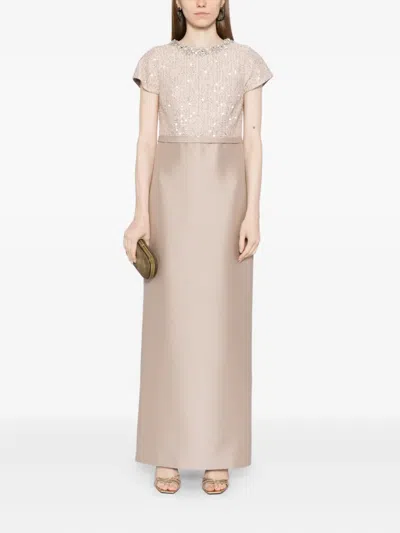 Sachin & Babi Isla Abendkleid In Neutral