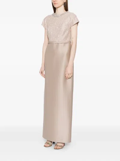 Sachin & Babi Isla Abendkleid In Neutral