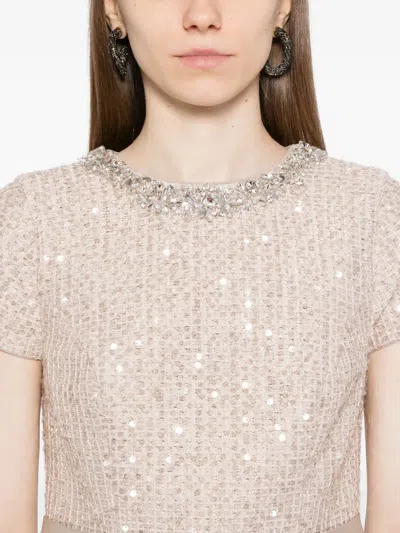 Sachin & Babi Isla Abendkleid In Neutral