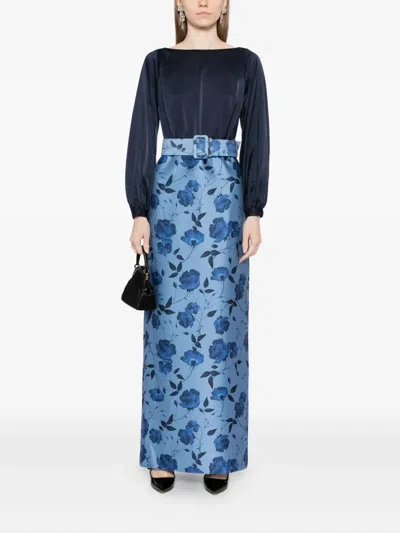 Sachin & Babi Astor Abendkleid In Multi