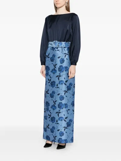 Sachin & Babi Astor Abendkleid In Multi