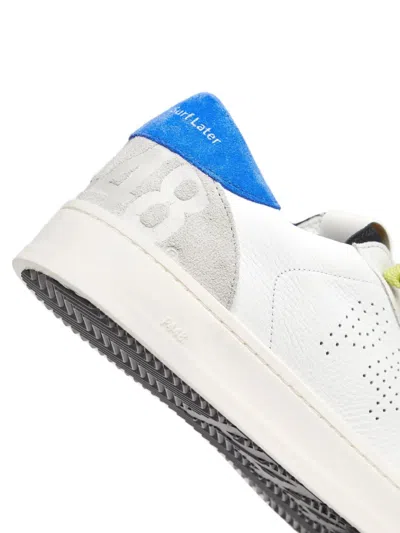 P448 Logo-perforated Sneakers In White