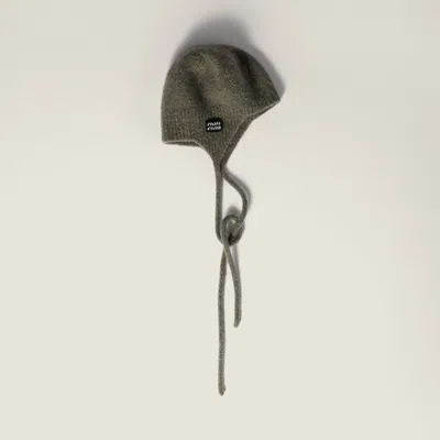 Miu Miu Wool And Cashmere Hat In Gray