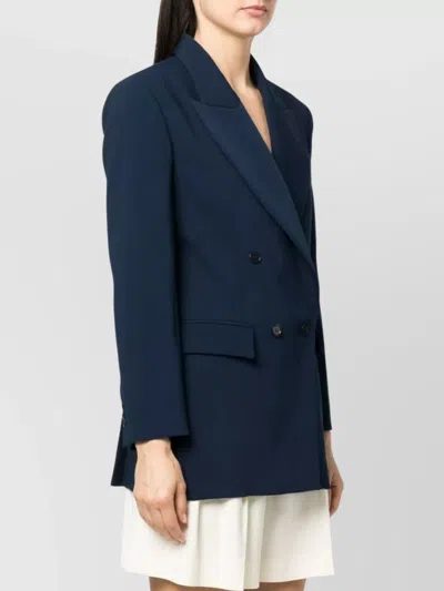 P.a.r.o.s.h Double-breasted Jacket Buttoned Cuffs In Animal Print