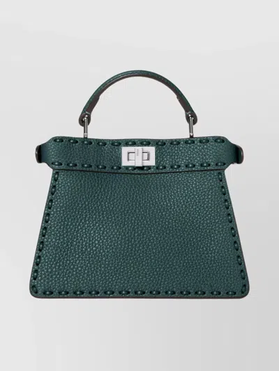 Fendi Petite Peekaboo Iseeu Shoulder Bag In Green