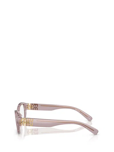 Miu Miu Eyewear Cat-eye Glasses In Brown
