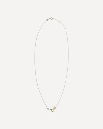 Aliita Snorkeling Necklace In Metallic