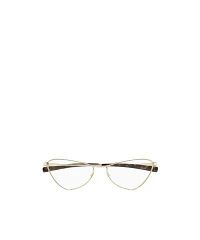 Saint Laurent Eyewear Eyeglasses In Gold