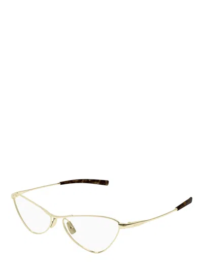 Saint Laurent Eyewear Eyeglasses In Gold