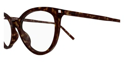 Saint Laurent Full-frame Plain Mirror In Brown
