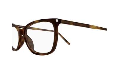 Saint Laurent Full-frame Plain Mirror In Brown