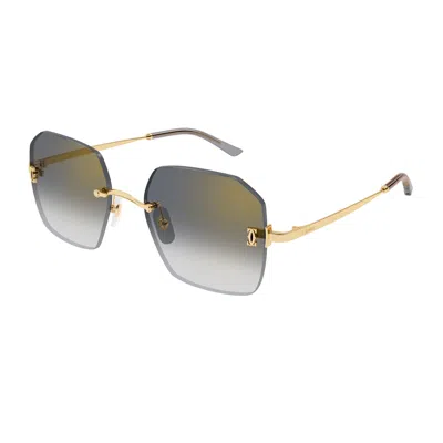 Cartier Ct0591s C De Sunglasses In Brown