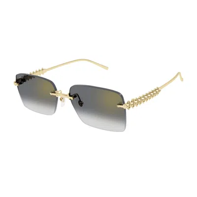 Cartier Ct0545s Clash De Sunglasses In Green