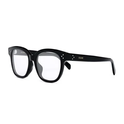 Celine Square Frame Glasses In Black