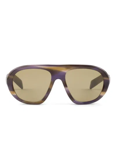 Prada Pr C05s 23g70g Laguna A Righe Glasses In Black