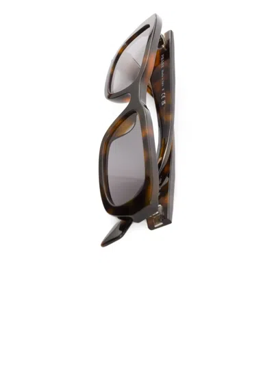 Prada Rectangle Sunglasses In Brown
