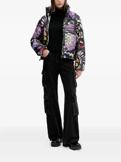 Adidas Originals X Farm Rio Butterfly-print Zip Jacket In Multi