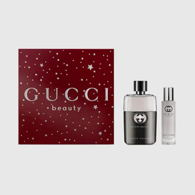 Gucci Guilty Pour Homme Eau De Toilette 50ml Gift Set In Multi