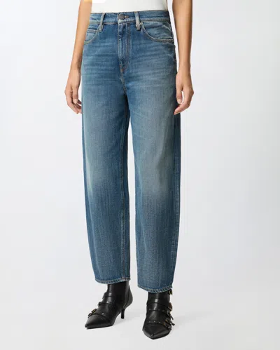 Pinko Soft Denim Balloon-fit Jeans In Blue