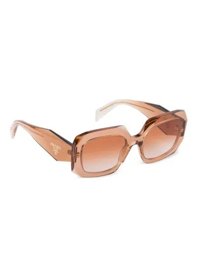 Prada Rectangle Sunglasses In Neutral