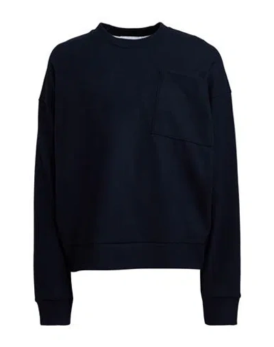 Costumein Man Sweatshirt Midnight Blue Size S Virgin Wool, Polyamide In Blue