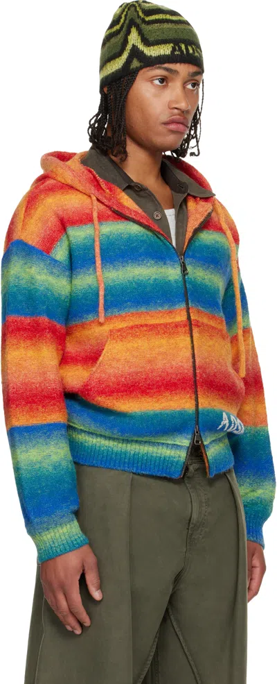 Andersson Bell Gradient Zipper Hoodie In Multi