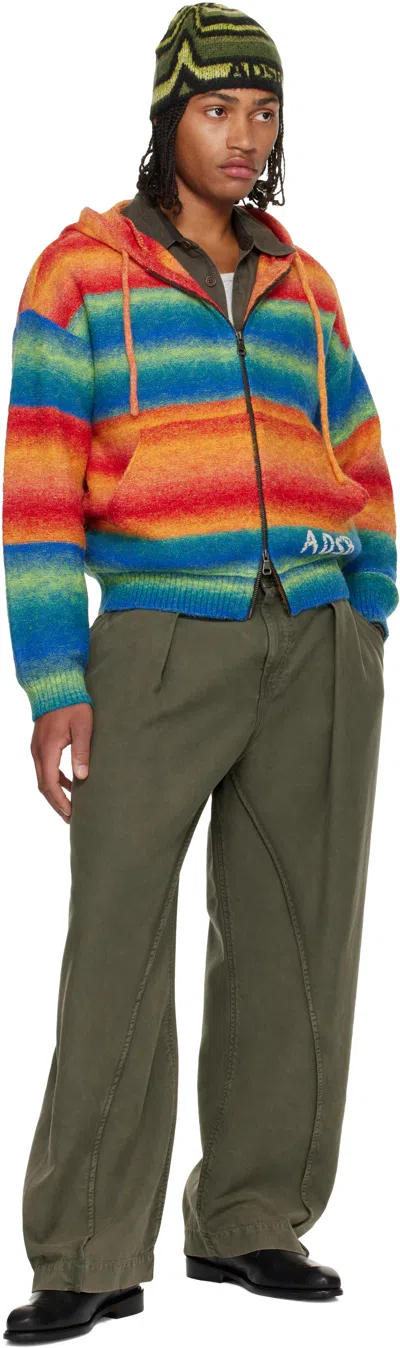 Andersson Bell Gradient Zipper Hoodie In Multi