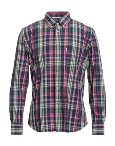 Barbour Man Shirt Navy Size S Cotton In Blue