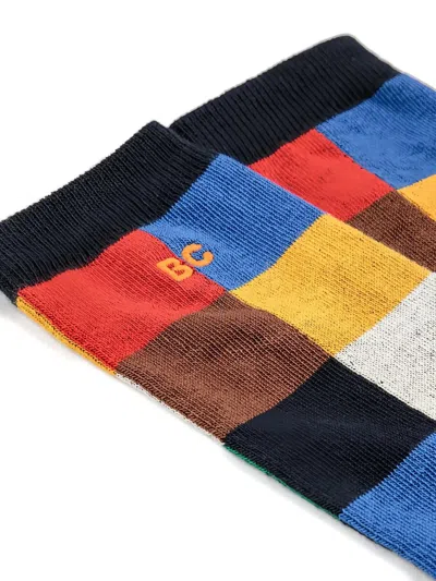 Bobo Choses Multicolored Checkered Socks In Multi