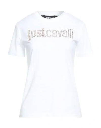 Just Cavalli Crystal-embellished T-shirt In Multi