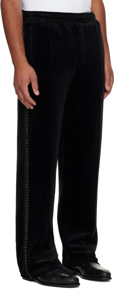 Andersson Bell Elastic Waistband Casual Pants In Black