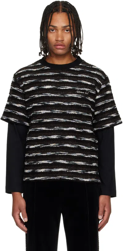 Andersson Bell Stripe Layered Sweater In Multi