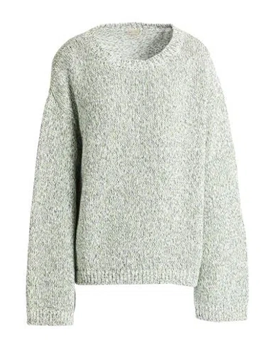 Massimo Alba Woman Sweater Green Size S Cotton In Green