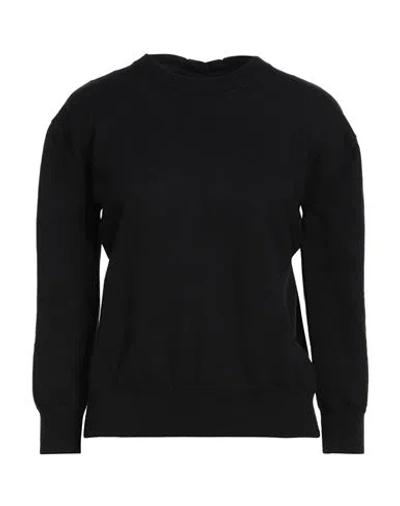 Jil Sander Woman Sweater Black Size 0 Wool In Black