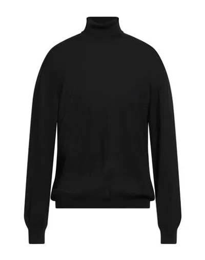 Gioferrari Man Turtleneck Black Size 50 Merino Wool In Black