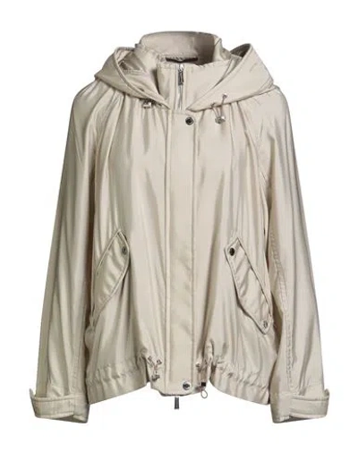 Moorer Woman Jacket Beige Size 4 Polyester In Neutral
