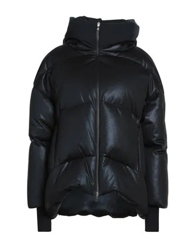 Herno Laminar Woman Puffer Midnight Blue Size 6 Polyester In Black