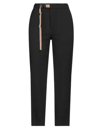 Eleventy Woman Pants Black Size 4 Polyester, Wool, Elastane In Black