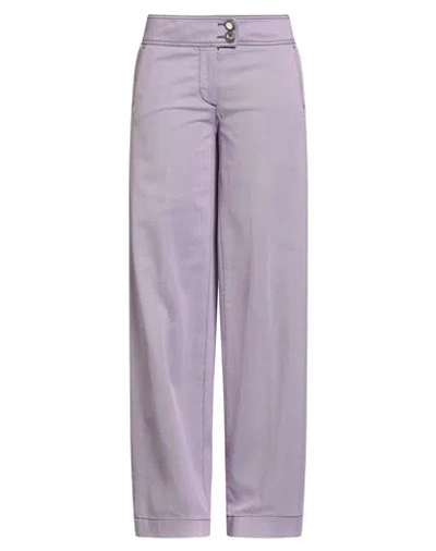 Jacob Cohёn Woman Pants Lilac Size 27 Cotton, Polyamide, Elastane In Purple