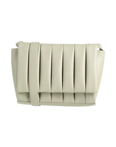 Themoirè Woman Cross-body Bag Sage Green Size - Textile Fibers In Green
